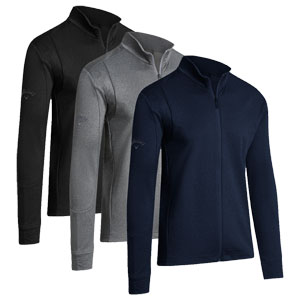 Callaway Full Zip Waffle Pullover
