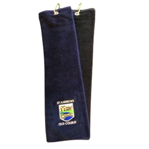 Gleneagles White Polyester Tri-fold Towel